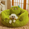 Pawsitivity Soft and Fuzzy Pet Bed for Stylish Comfort: Elevate your home decor with vibrant colors and cute designs. This pet bed not only pampers your pet but also adds a stylish touch to your living space