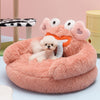 Pawsitivity Soft and Fuzzy Pet Bed for Stylish Comfort: Elevate your home decor with vibrant colors and cute designs. This pet bed not only pampers your pet but also adds a stylish touch to your living space