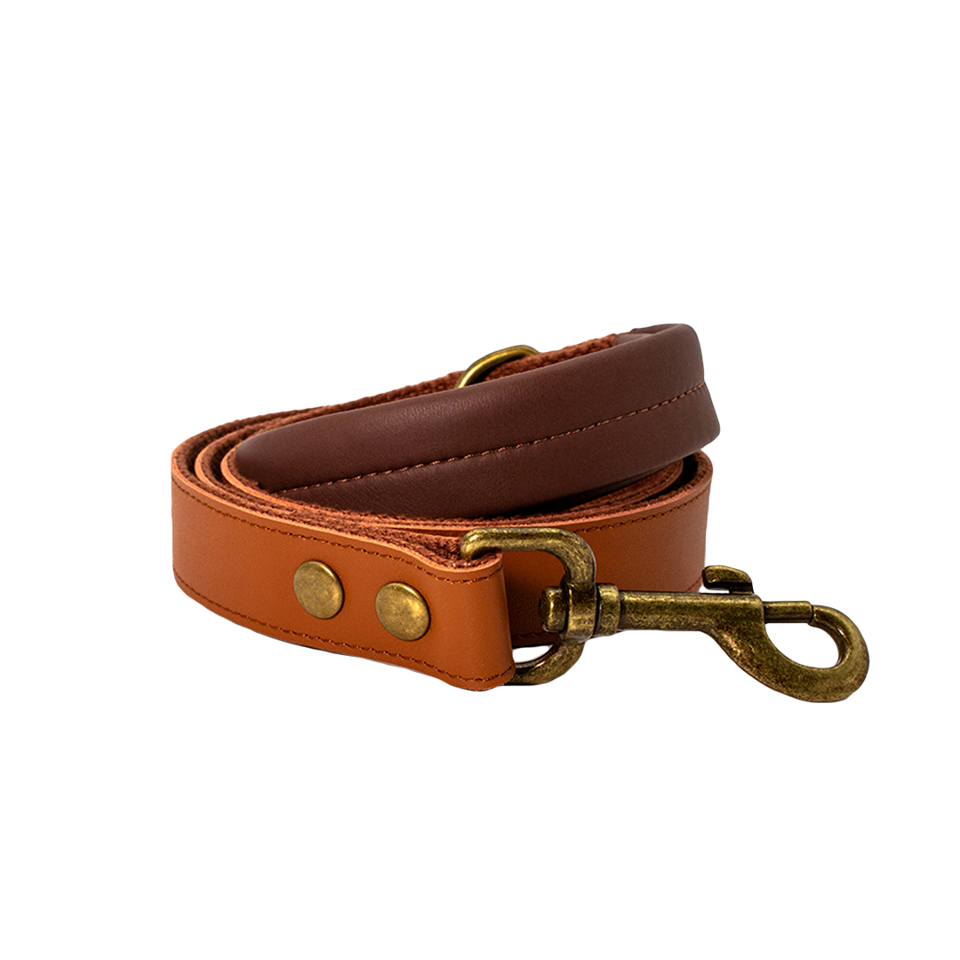 Enhance your outdoor adventures with the Pawsitivity Leather Dog Leash. Crafted from durable top-grain leather, perfect for hiking and jogging. Shop now and walk in style!