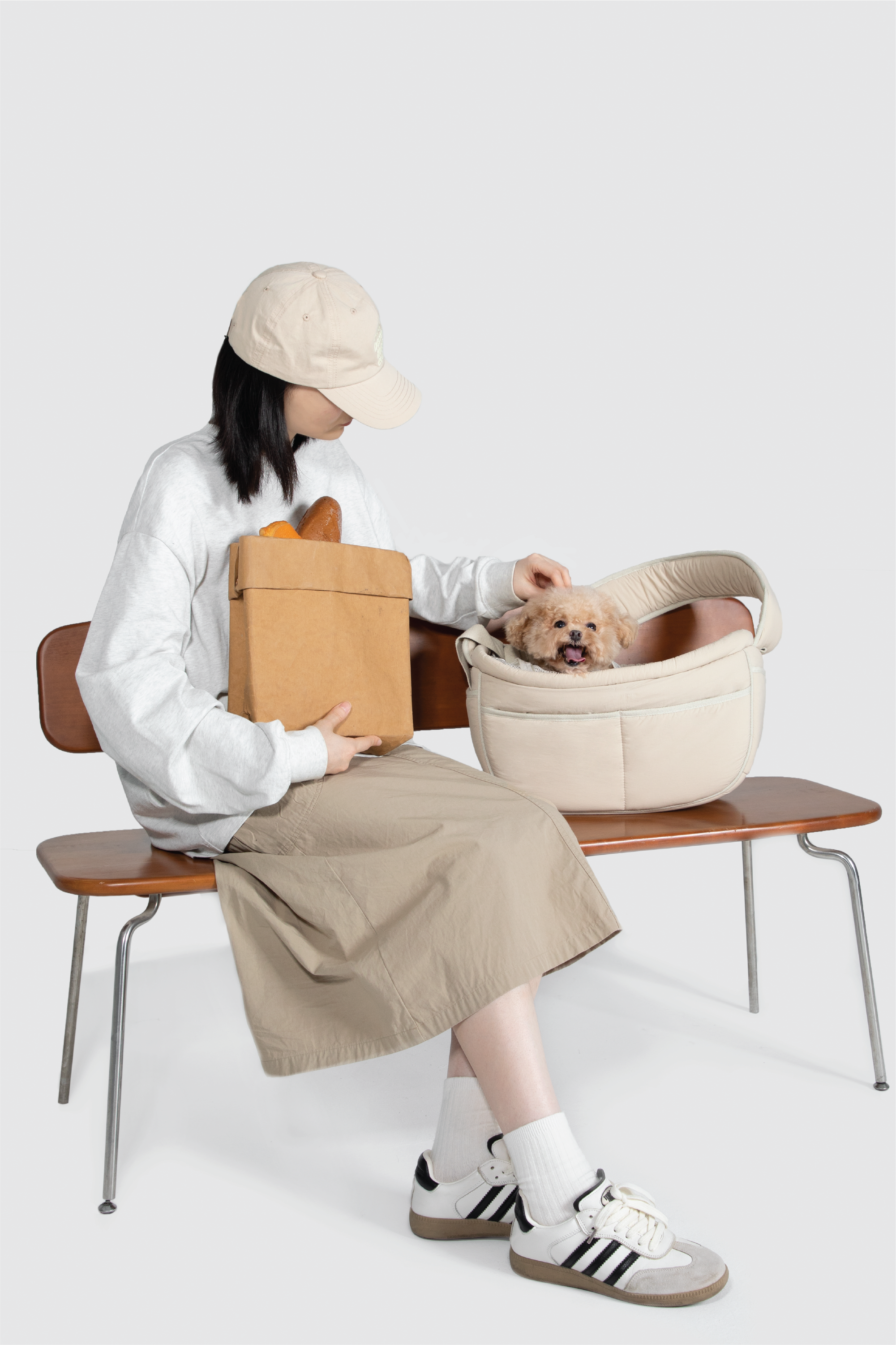 Keep your pet cozy this winter with Pawsitivity's lightweight, waterproof pet carrier!  Crafted with soft, fluffy fabric, supports pets up to 6kg and features an adjustable shoulder strap to give you the perfect fit. Shop Now at Pawsitivity.