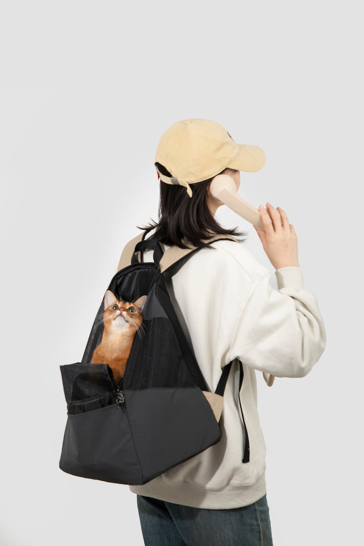 Shop Pawstivity's Pet Travel Backpack: light-weight cat and dog carrier with great support!  Designed with dual shoulder straps and anti-escape zippers; Fully open options for better interactions and ventilation. Order Yours Today!