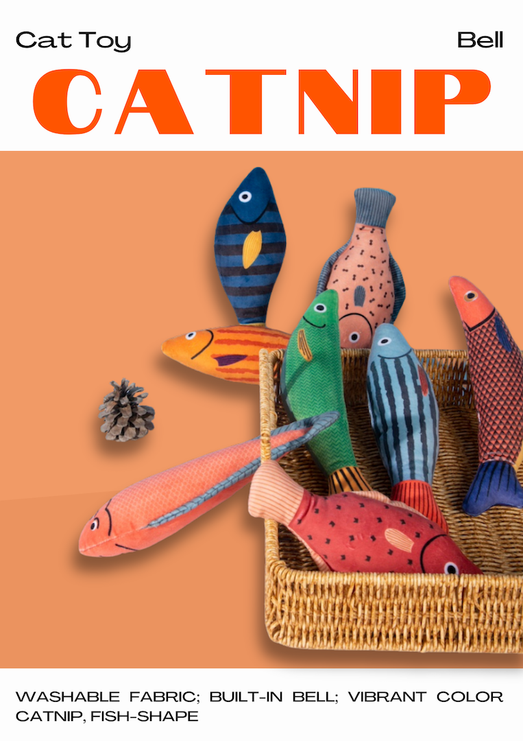 Embark on a delightful adventure with Pawsitivity's colorful catnip toy! Crafted with washable plush cloth and polyester cotton, this vibrant cat toy will keep your feline friend entertained for hours. Filled with irresistible catnip, it’s designed to captivate your cat’s senses and provide endless fun. Shop Now!