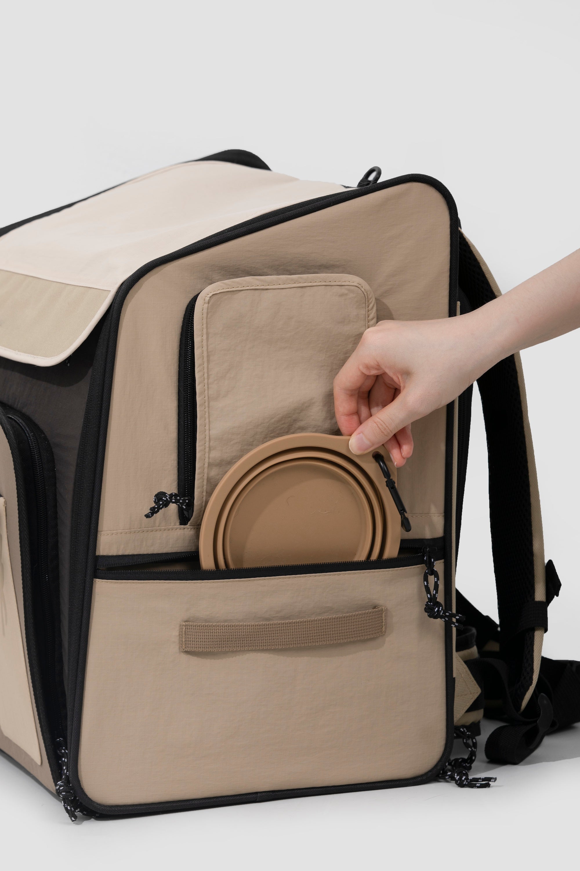 Expandable Pet Carrier, Spacious Dog & Cat Backpack