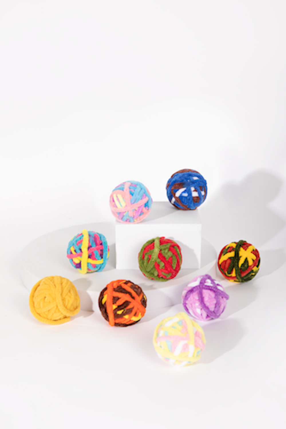 Pawsitivity's Cat Toy: Yarnado - Vibrant Cat Toy with Hidden Bell, Encourages Playful Behavior, Stimulates Hunting Instincts, Ensures Hours of Fun and Exercise. Shop Now!