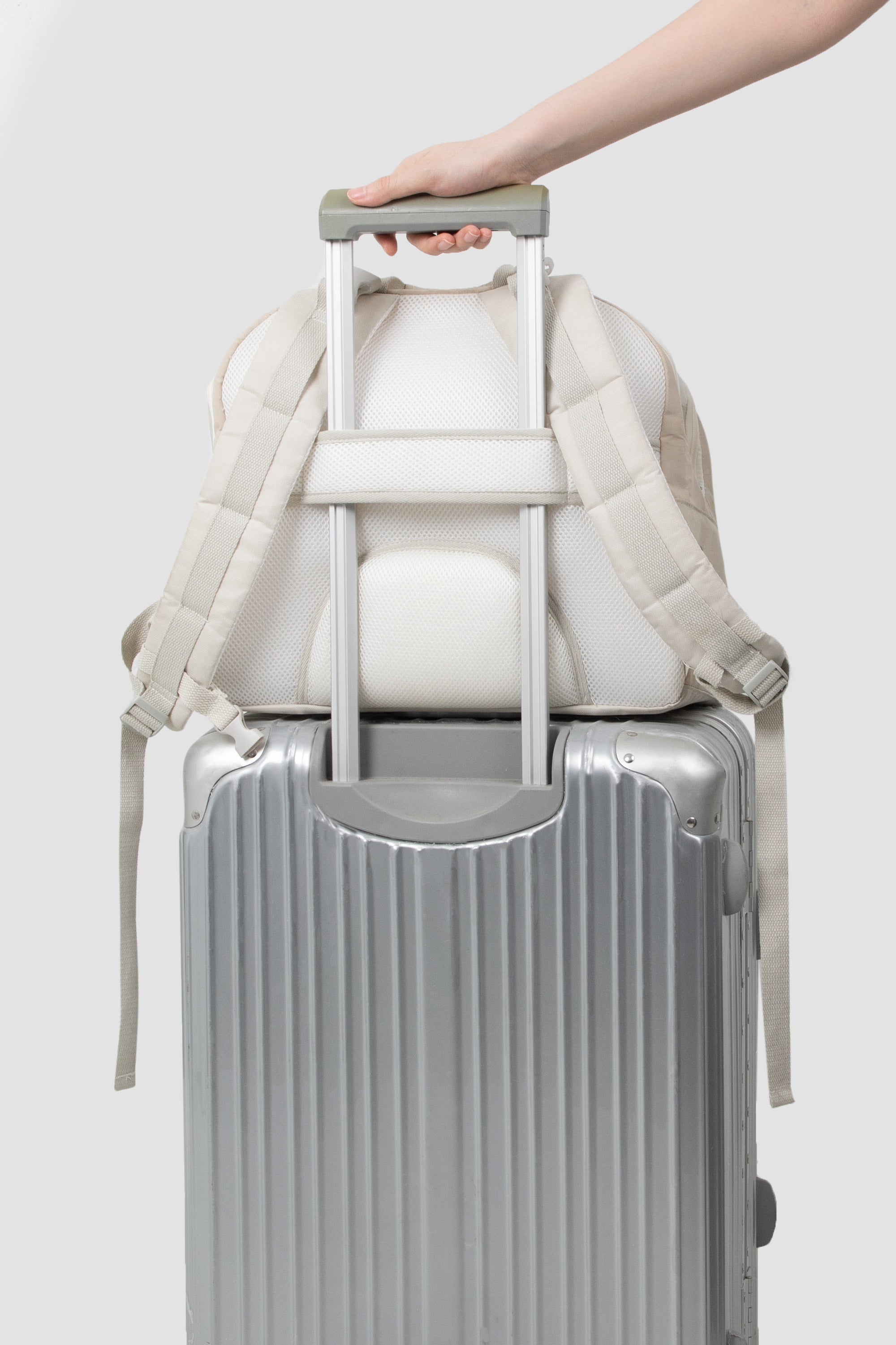 Shop Pawsitivity's Winter Pet Carrier, this pet carrier can be carried by hand or worn as a backpack. The luggage strap on the back makes it a breeze to attach to your suitcase for seamless travel. Made from waterproof nylon fabric to keep your pet dry and comfortable, even on rainy days. Shop Now for the Best Price!