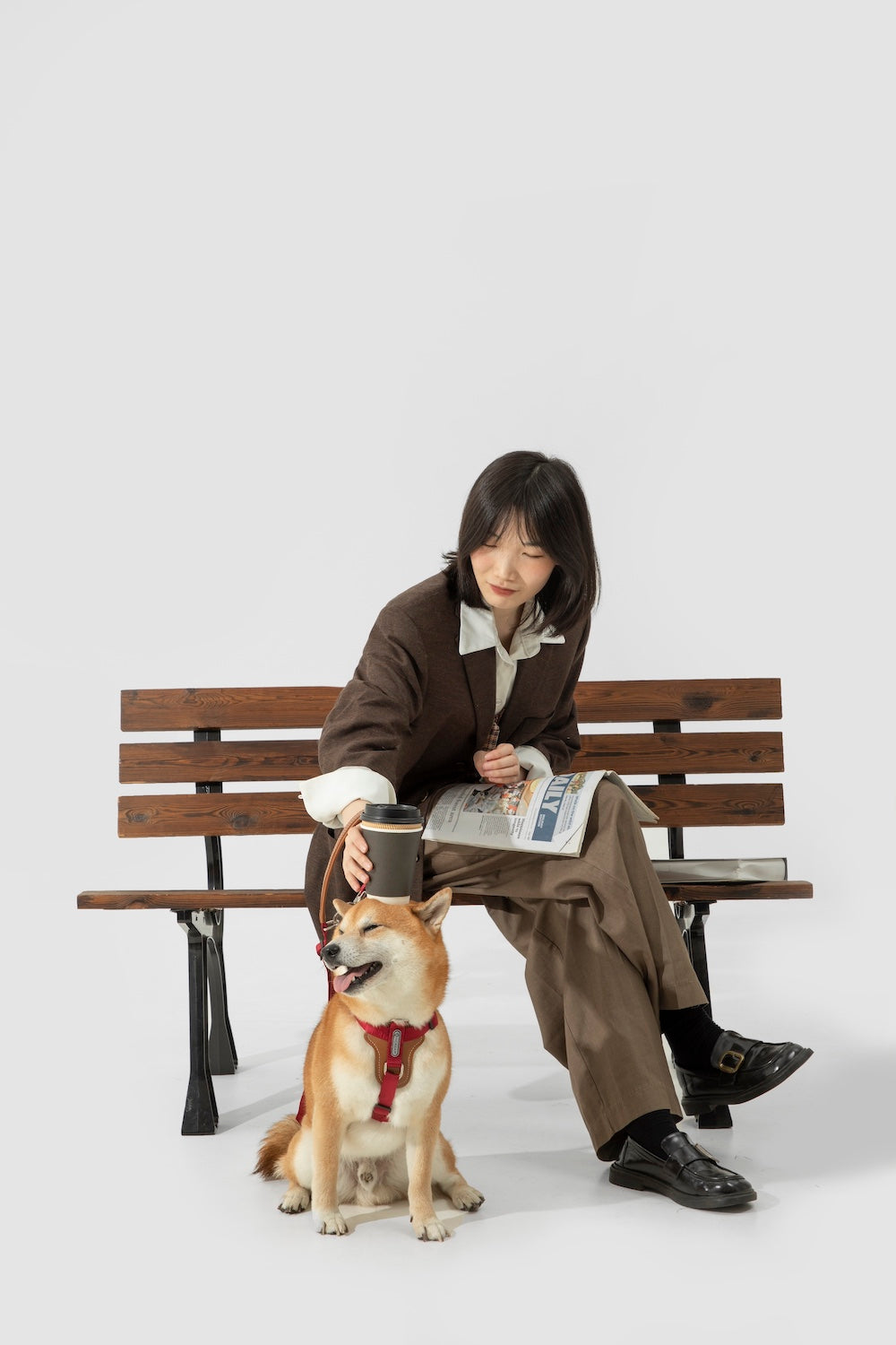 Pawsitivity's Dog Harness - H-Shaped Design, Ultimate Freedom for Larger Breeds; Tailored fit for unrestricted movement, heavy-duty design for durability. Enhance your pet's style with a matching leash and poop bag holder. Order Yours Today!