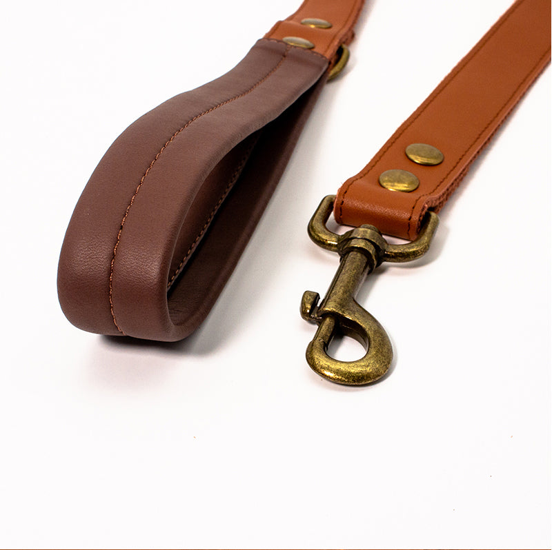 Enhance your outdoor adventures with the Pawsitivity Leather Dog Leash. Crafted from durable top-grain leather, perfect for hiking and jogging. Shop now and walk in style!