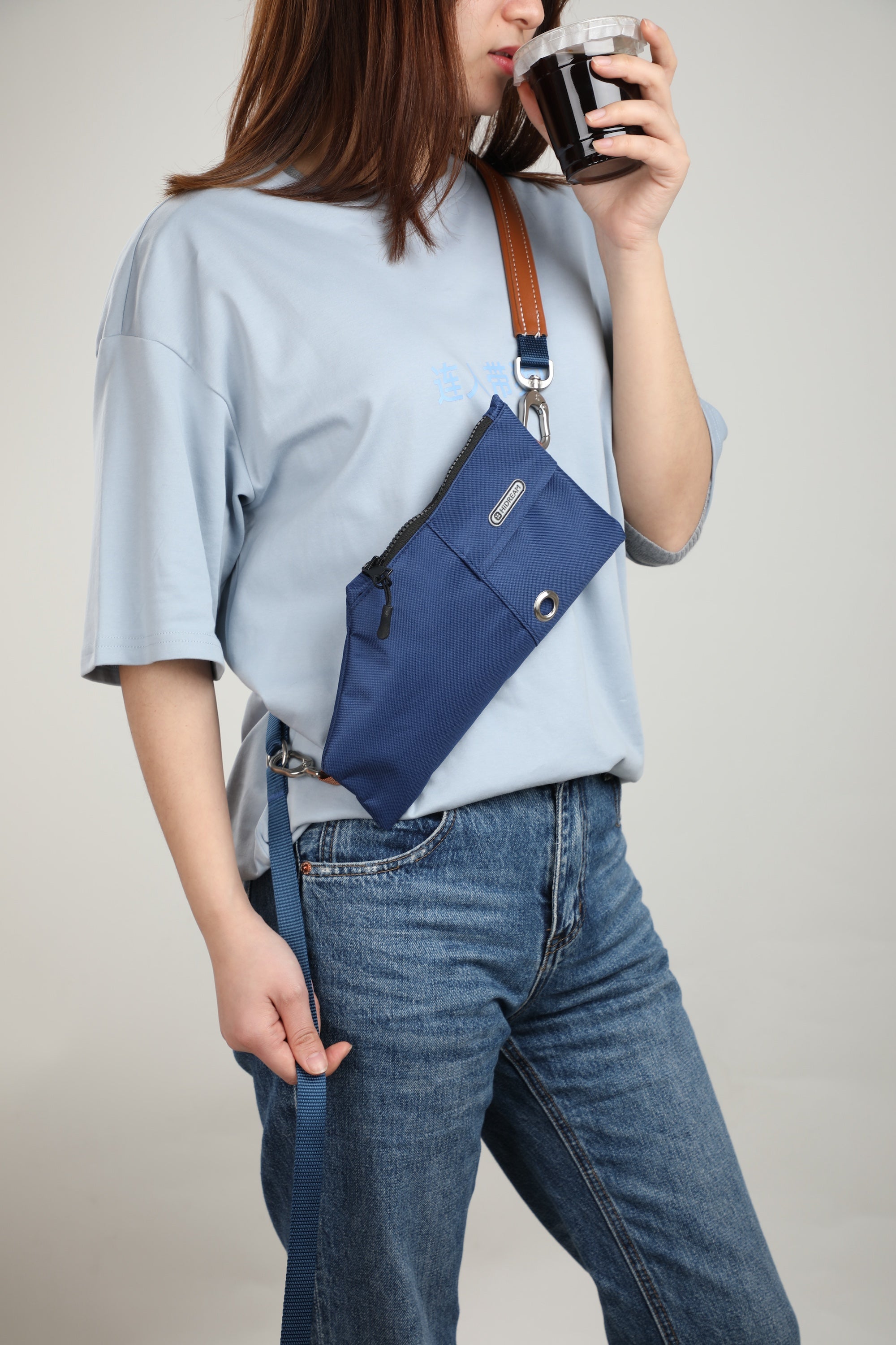 Walk in Style: Pawsitivity's Premium Leash Pack for Stylish and Convenient Dog Walks. Our matching chest bag is not just a fashion accessory, but a functional storage solution. Carry poop bags with flair and conveniently store small items like headphones and lipsticks. Step out with confidence and convenience.