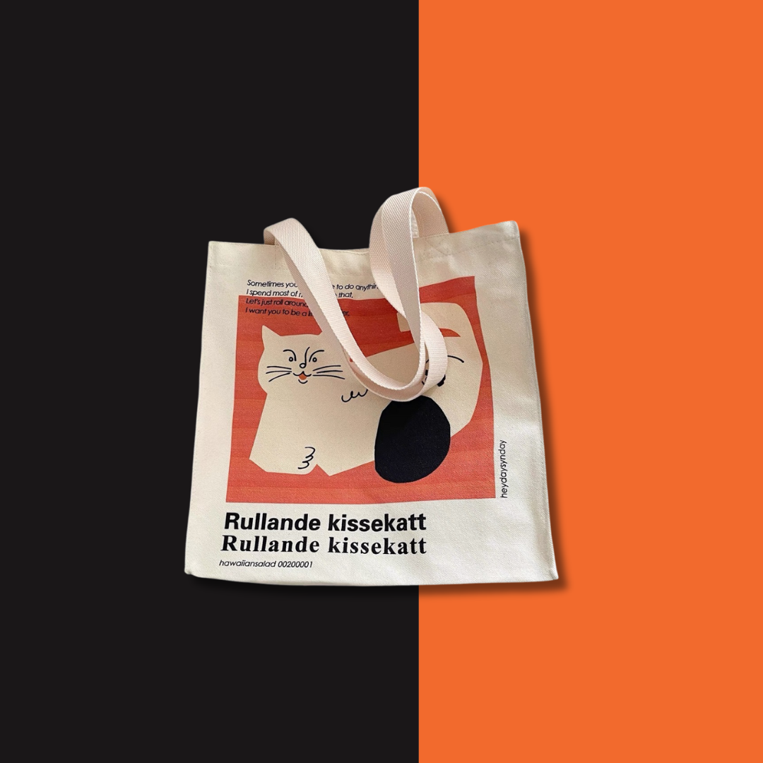 Pet Print Canvas Tote Bag