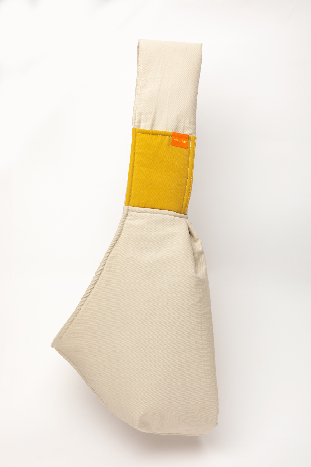 Explore the outdoors with your pet in Pawsitivity's portable all-season sling bag pet carrier! Enjoying every adventure with your cats & dogs. Convenient and stylish, perfect for on-the-go adventures. Colored in creamy white with 100% cotton material, Order yours Today Now!