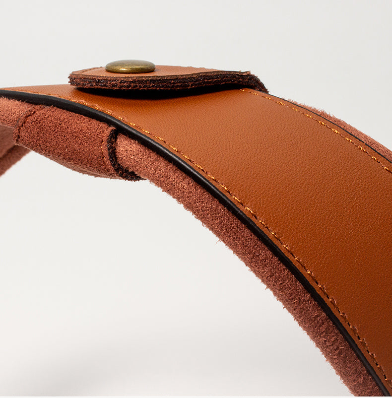 Elevate your pet's style and comfort with Pawsitivity's Leather Dog Collar. Crafted from top-grain leather for superior durability, it's perfect for outdoor adventures. Design with an air-tag pocket to put your pet's tracking device for your pets safety. Shop now for quality you can trust!