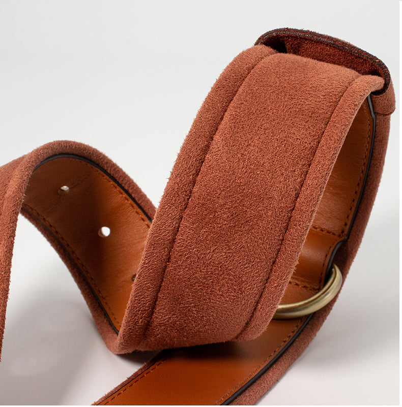 Elevate your pet's style and comfort with Pawsitivity's Leather Dog Collar. Crafted from top-grain leather for superior durability, it's perfect for outdoor adventures. Design with an air-tag pocket to put your pet's tracking device for your pets safety. Shop now for quality you can trust!