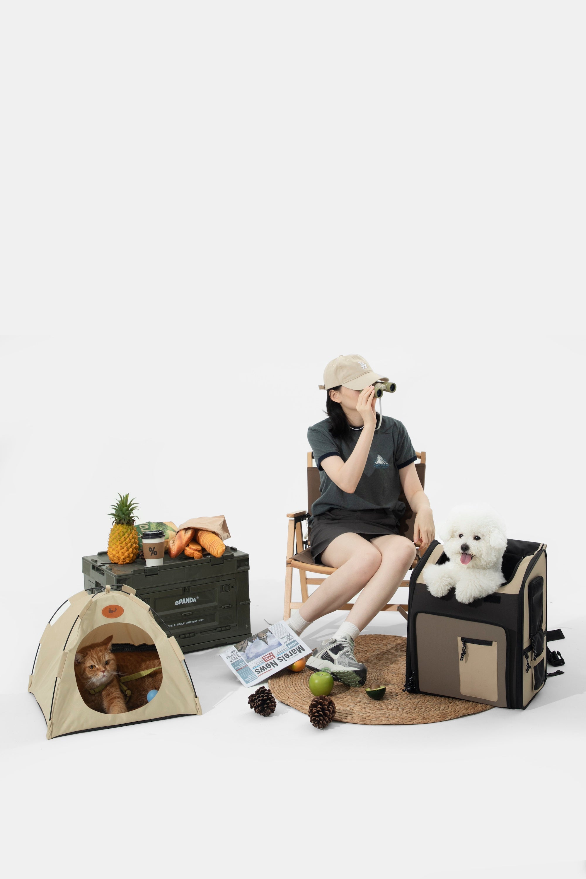 Expandable Pet Carrier, Spacious Dog & Cat Backpack