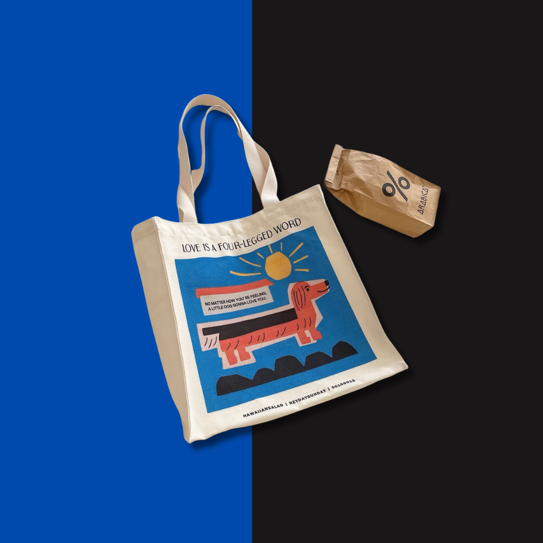 Pet Print Canvas Tote Bag