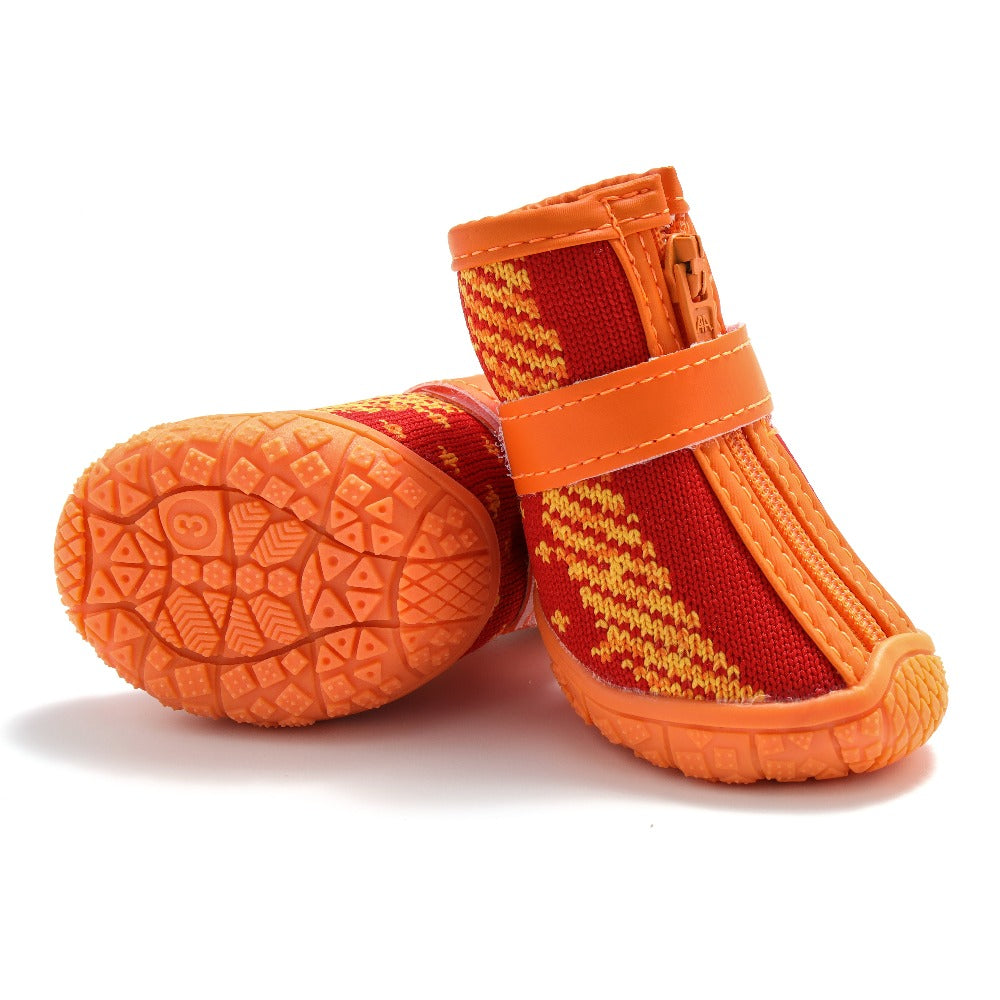 Explore superior comfort and style with Pawsitivity's Small Dog Hiking Boots. Crafted with breathable, tightly woven mesh material. Ideal for backpacking, hiking, mountain biking, and trail running.Enjoy every outdoor adventure with your best furry friends. Order yours today!