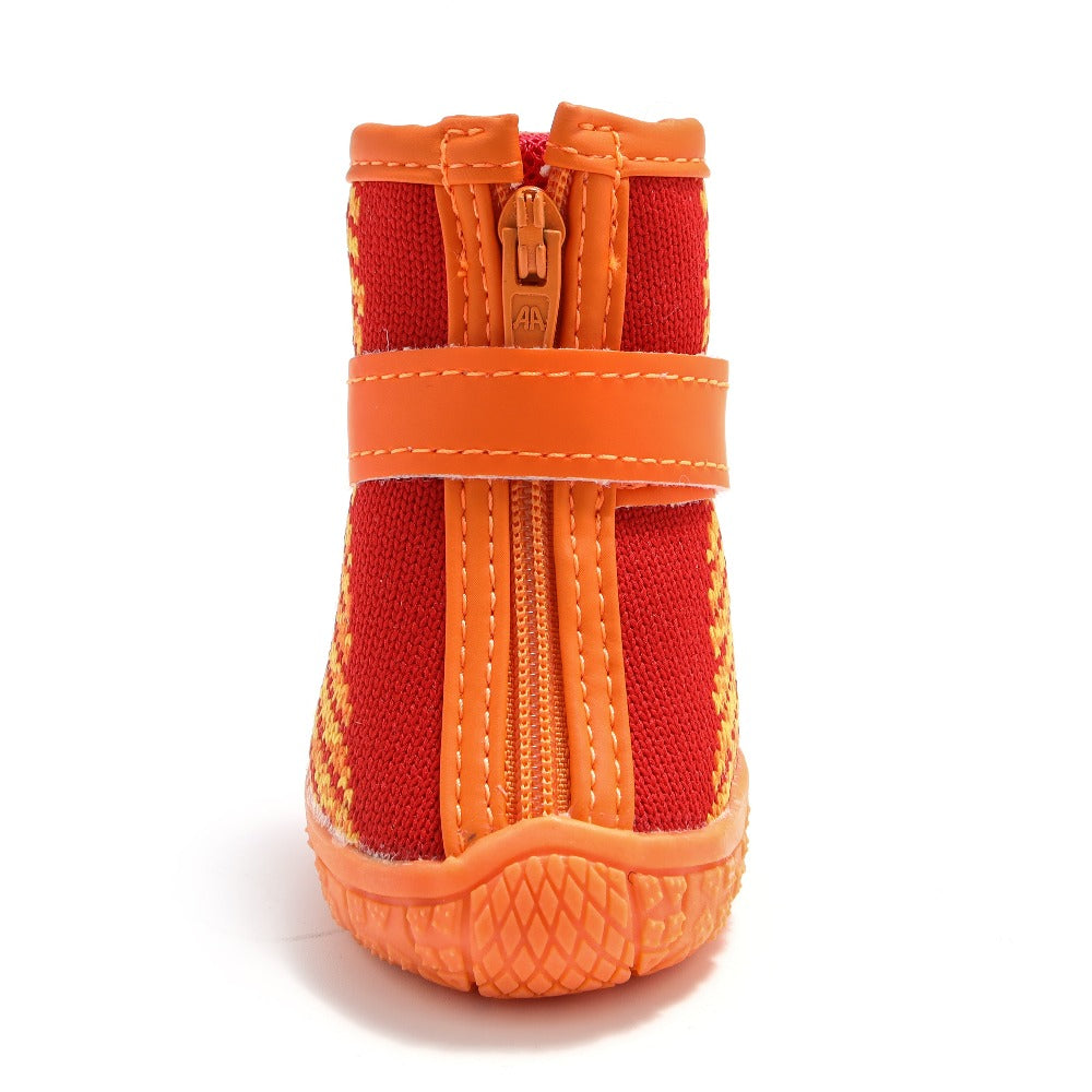 Explore superior comfort and style with Pawsitivity's Small Dog Hiking Boots. Crafted with breathable, tightly woven mesh material. Ideal for backpacking, hiking, mountain biking, and trail running.Enjoy every outdoor adventure with your best furry friends. Order yours today!