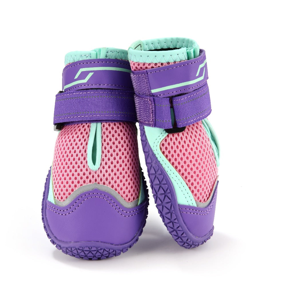 Gear up your furry companion for outdoor adventures with Pawsitivity's Paws Production Dog Shoes. Designed with hard rubber soles, protects paws from sharp stones, rough terrain, and hot pavement. Ideal for backpacking hiking, mountain biking, and trail running. Shop now for your next adventure!