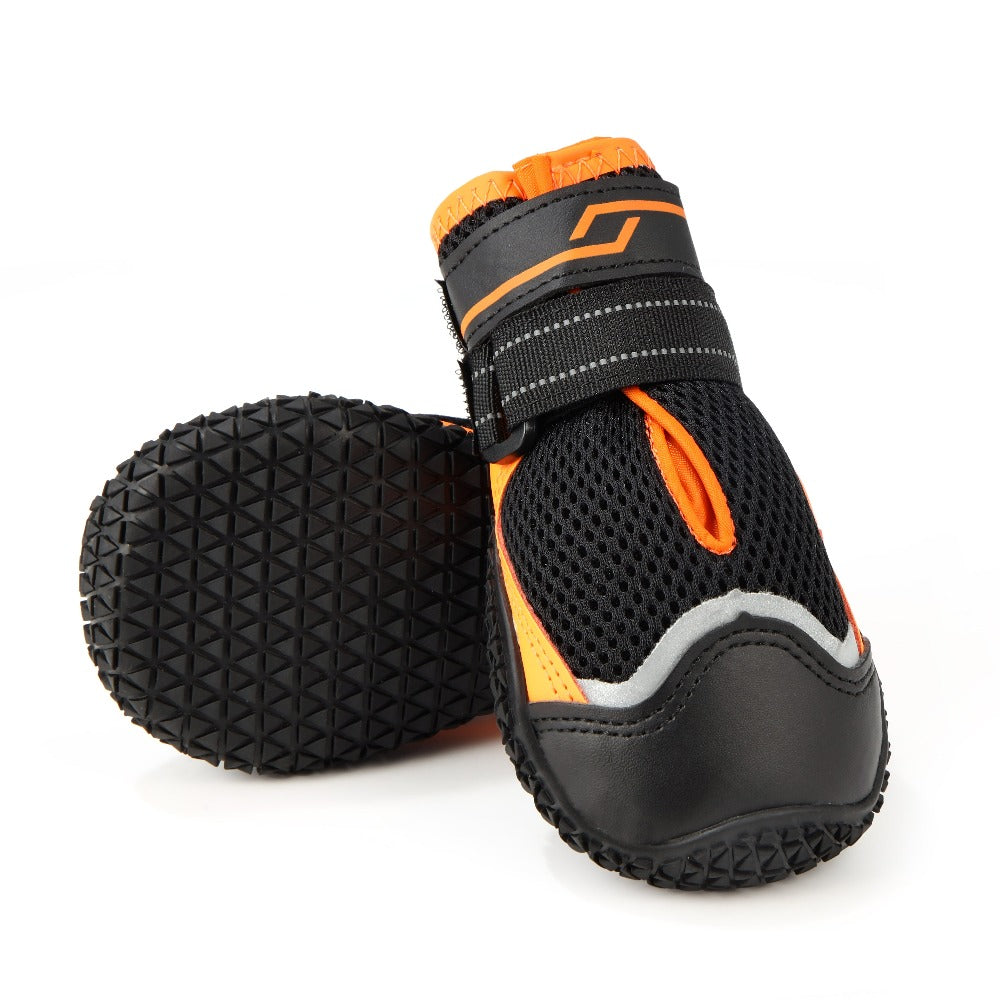 Gear up your furry companion for outdoor adventures with Pawsitivity's durable dog hiking boots - in black orange. Trail-ready protection, secure fit, and all-day comfort ensure memorable journeys together. Shop now for your next adventure!
