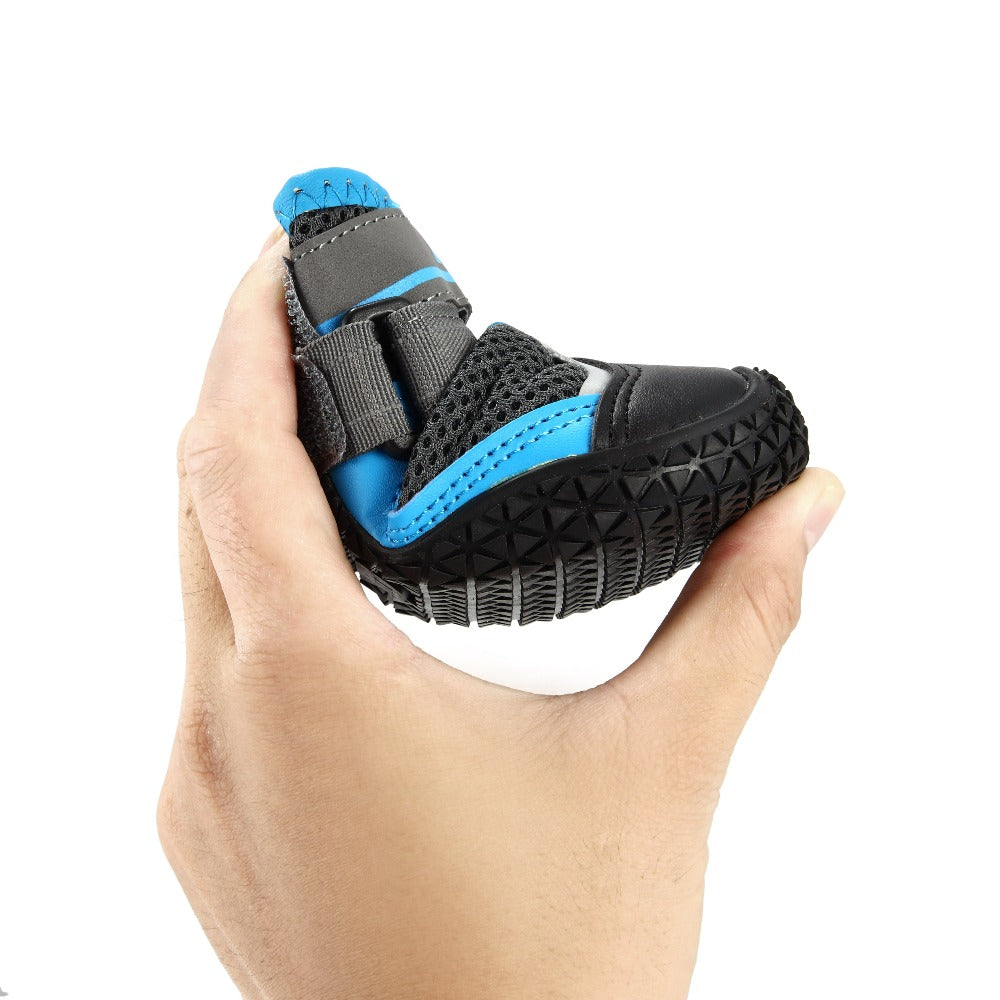 Even on the hottest summer days, your furry friend will stay cool and comfortable in Pawsitivity's dog hiking boots. Constructed with tightly woven air mesh, these boots keep dirt and debris out while providing optimal ventilation. Let your pet roam freely without worrying about overheating or discomfort. Order yours Today!