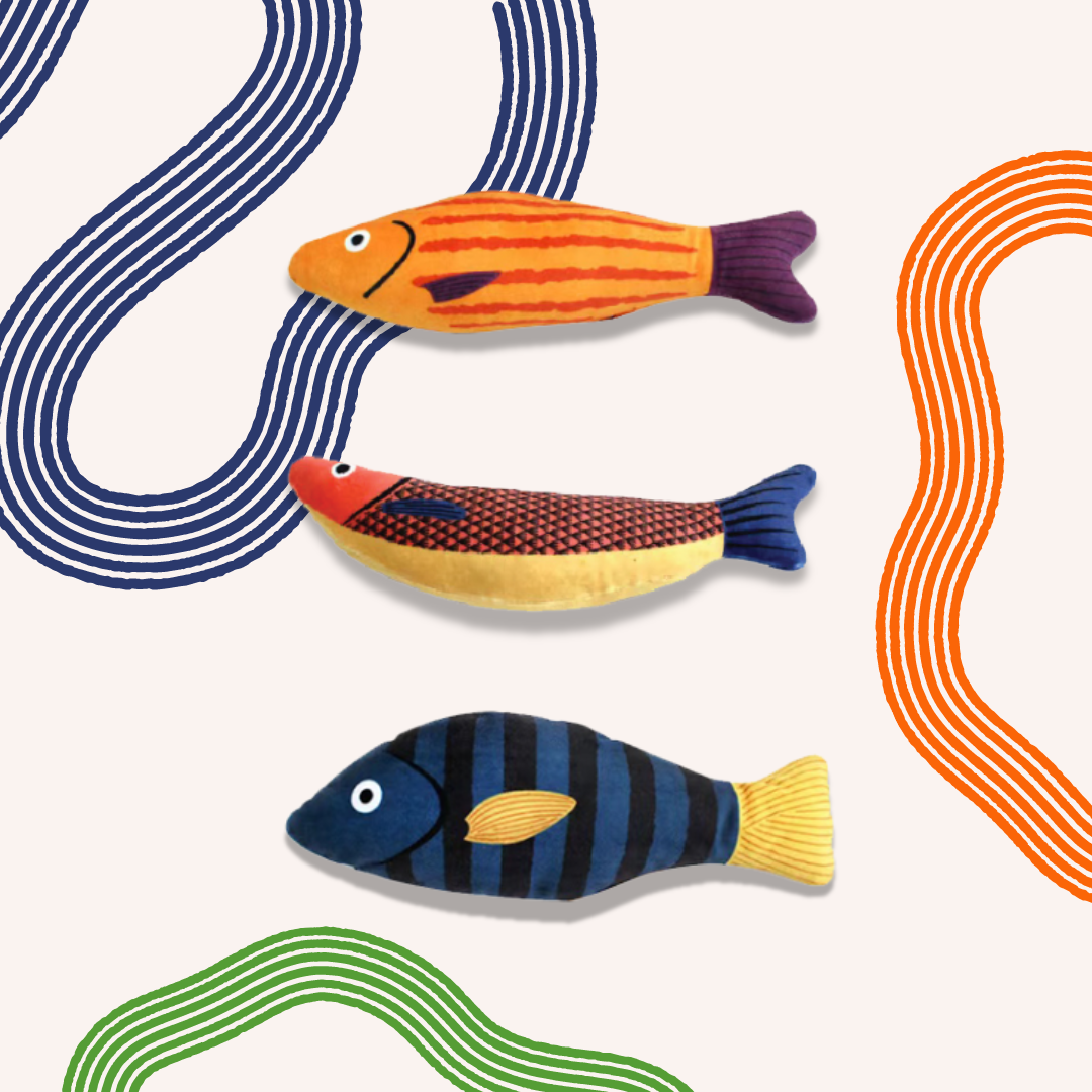 Embark on a delightful adventure with Pawsitivity's colorful catnip toy! Crafted with washable plush cloth and polyester cotton, this vibrant cat toy will keep your feline friend entertained for hours. Filled with irresistible catnip, it’s designed to captivate your cat’s senses and provide endless fun. Shop Now!