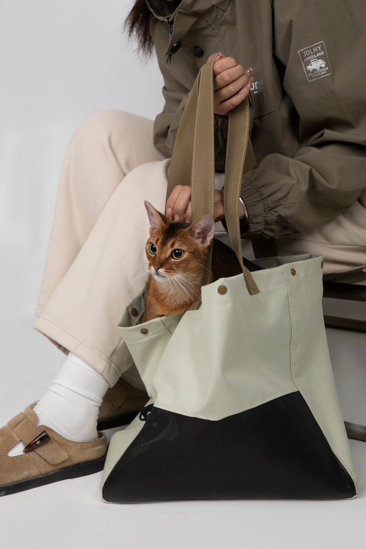 Shop Pawsitivity's lightweight pet carrier: Your ultimate stylish pet outing bag-lightweight, breathable, and stylish – the perfect blend of safety and comfort for your furry friend's travels. Order Yours Today!
