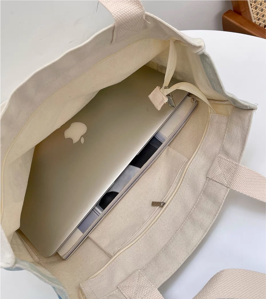 Pet Print Canvas Tote Bag