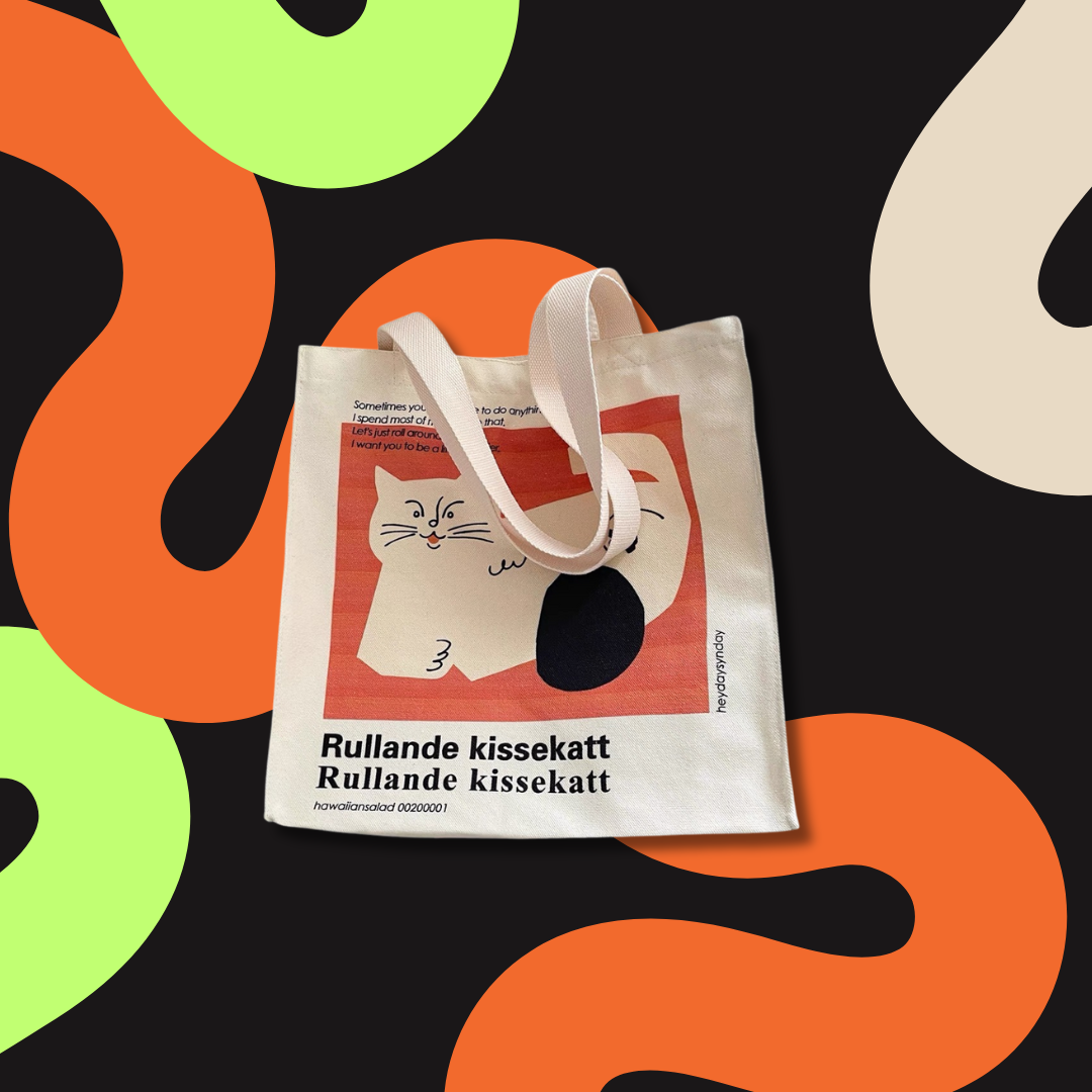 Pet Print Canvas Tote Bag