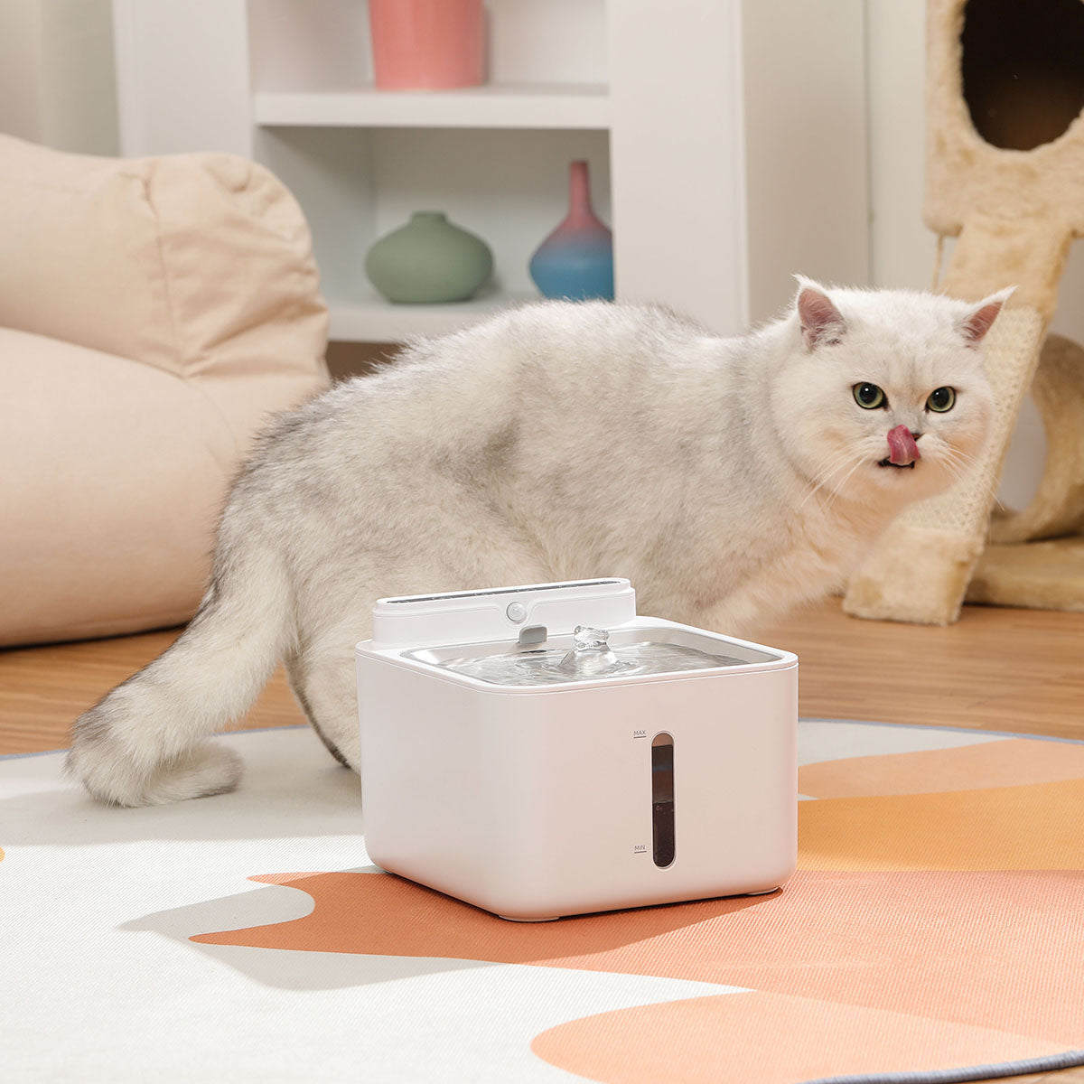 Wireless Quite Intelligent Automatic Sensing Pet Water Fountain