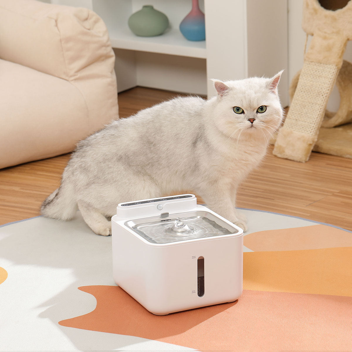 Wireless Quite Intelligent Automatic Sensing Pet Water Fountain
