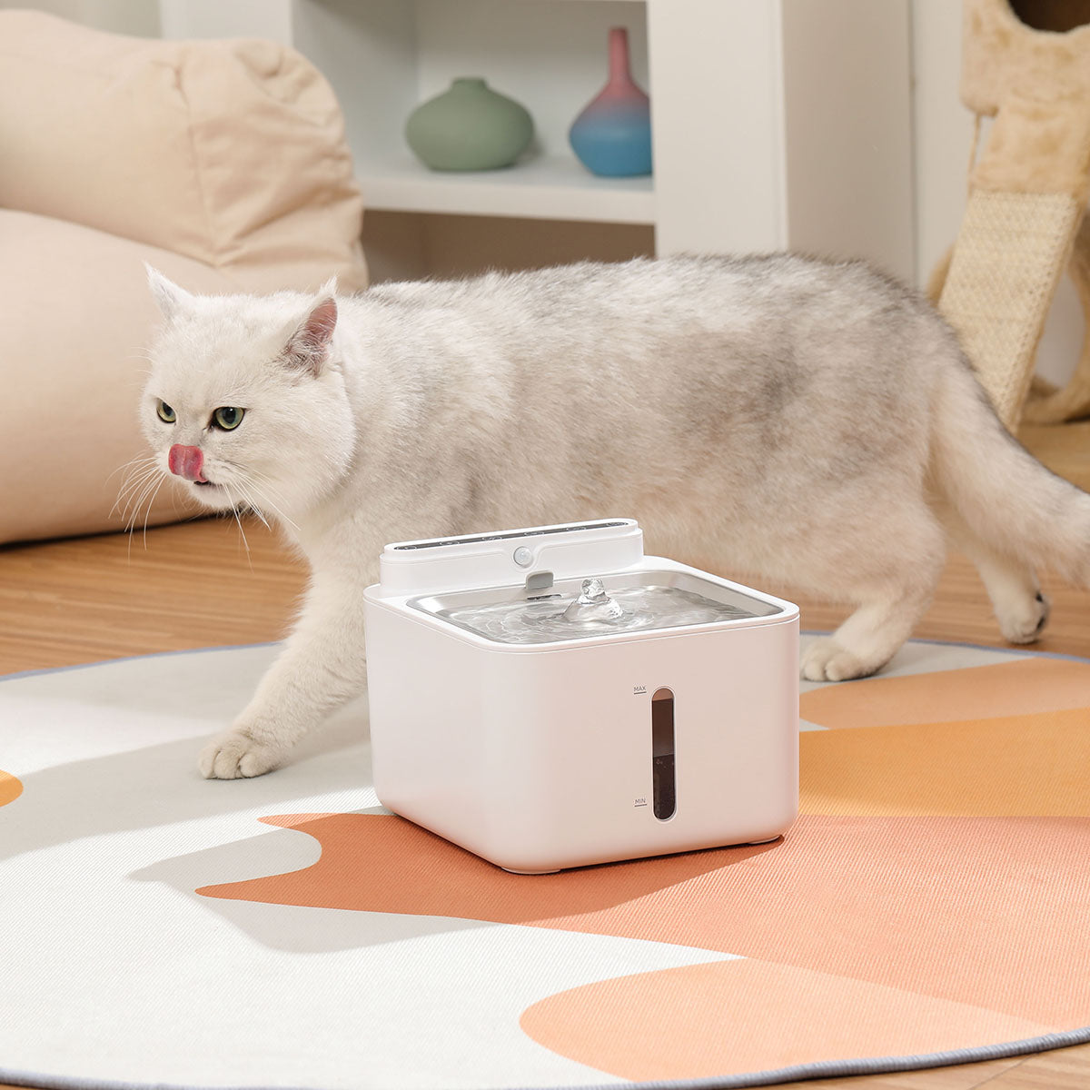 Wireless Quite Intelligent Automatic Sensing Pet Water Fountain