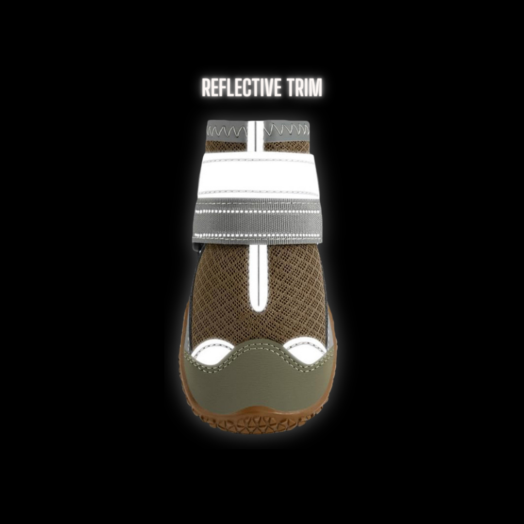 Gear up your furry companion for outdoor adventures with Pawsitivity's Paws Production Dog Shoes. Designed with hard rubber soles, protects paws from sharp stones, rough terrain, and hot pavement. Ideal for backpacking hiking, mountain biking, and trail running. Shop now for your next adventure!