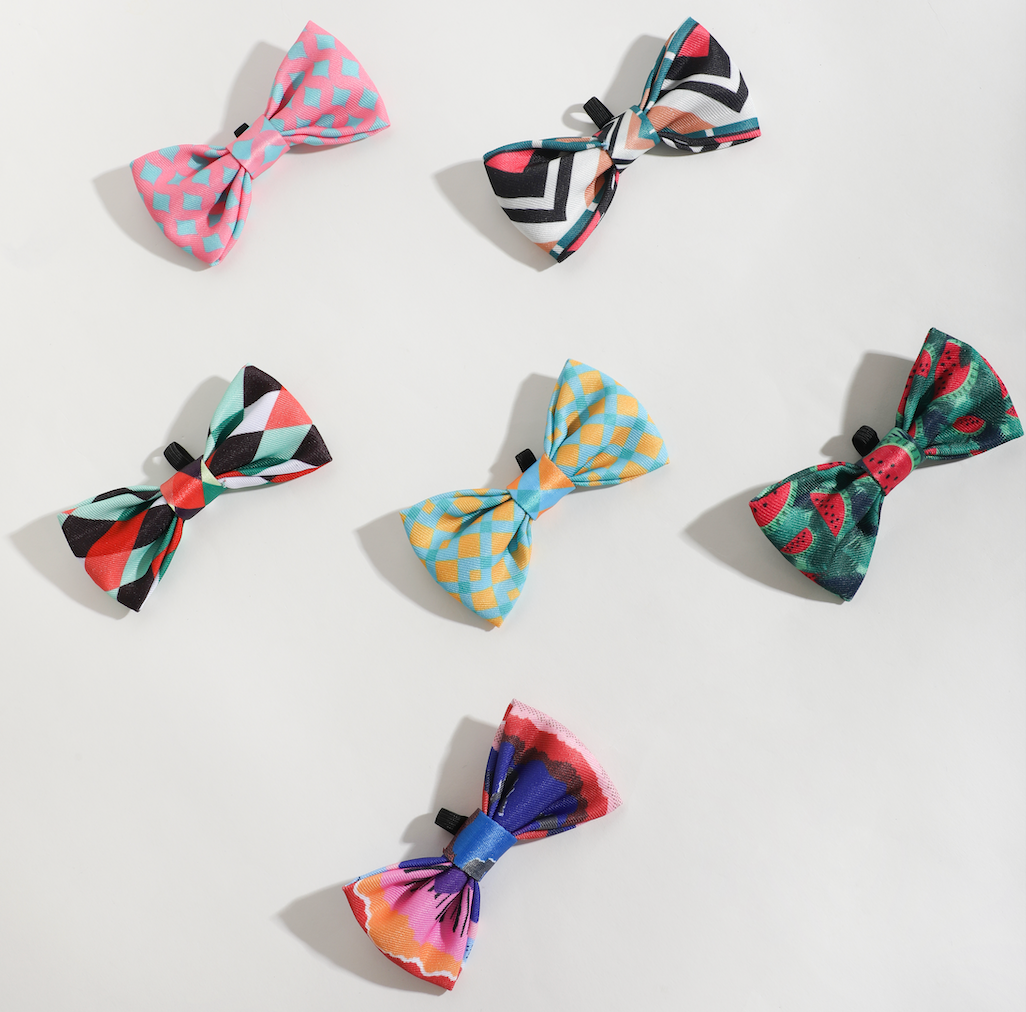 Discover Pawsitivity's Must-Have Accessory Bowtie for Dogs and Cats - Multiple Color Pattern, Standout Dog and Cat Fashion Piece, Easy to Pair with Any Collar.